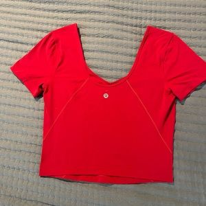 Lululemon Align Top Red- Size 6